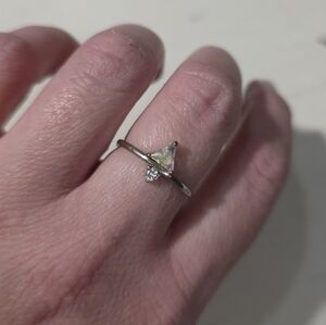 Fragrant Jewels x Swarovski AB 925 Ring sz 8